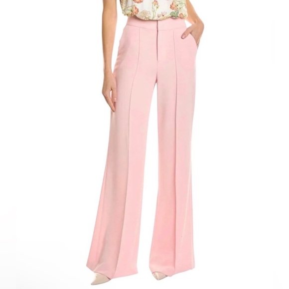 Alice and Olivia set Abella Tulle Puff-Sleeve Top and matching pants - Picture 3 of 7